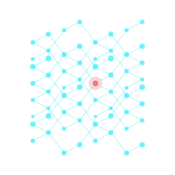 Rotating diamond lattice